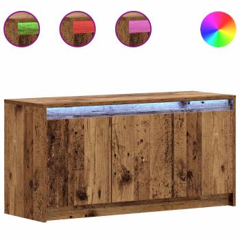 TV-Schränk 100 x 34 x 50 cm Altholz Holzwerkstoff