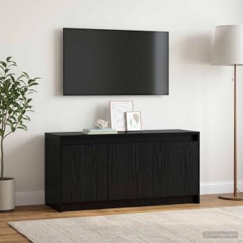TV-Schränk 100 x 34 x 50 cm Schwarze Eiche Holzwerkstoff