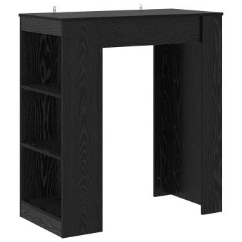 Bartisch 95 x 47 x 103,5 cm Holzwerkstoff Schwarze Eiche