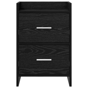 Nachttische Schwarze Eiche 40 x 30 x 60 cm Holzwerkstoff