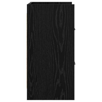 Nachttische Schwarze Eiche 40 x 30 x 60 cm Holzwerkstoff