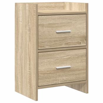 ARDEBO.de - Nachttische Sonoma-Eiche 40 x 30 x 60 cm Holzwerkstoff