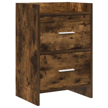 Nachttische Geräucherte Eiche 40 x 30 x 60 cm Holzwerkstoff