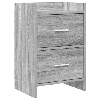Nachttische Grau Sonoma 40 x 30 x 60 cm Holzwerkstoff