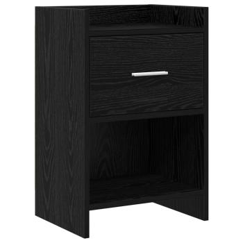 Nachttische Schwarz Eichen-Optik 40 x 30 x 60 cm Holzwerkstoff