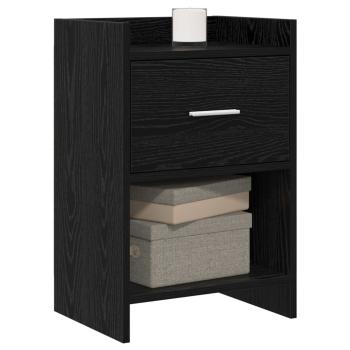 Nachttische 2 stk. Schwarze Eiche 40 x 30 x 60 cm Holzwerkstoff