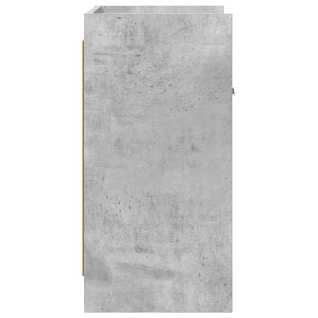Nachttische 2 stk. Betongrau 40 x 30 x 60 cm Holzwerkstoff