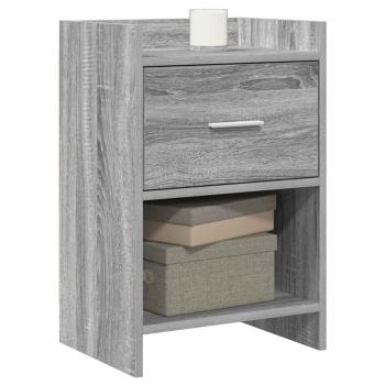 Nachttische 2 stk. Grau Sonoma 40 x 30 x 60 cm Holzwerkstoff