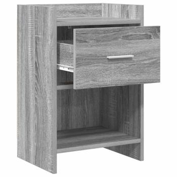 Nachttische 2 stk. Grau Sonoma 40 x 30 x 60 cm Holzwerkstoff