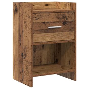 ARDEBO.de - Nachttische Altholz 40 x 30 x 60 cm Holzwerkstoff