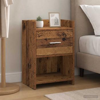 Nachttische 2 stk. Altholz 40 x 30 x 60 cm Holzwerkstoff