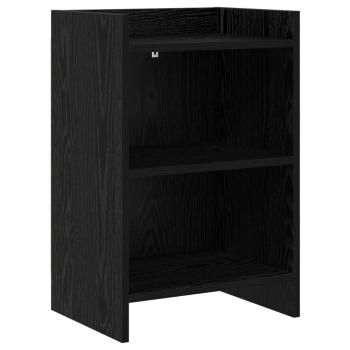 Nachttische Schwarze Eiche 40 x 30 x 60 cm Holzwerkstoff