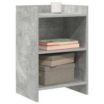 Nachttische 2 stk. Betongrau 40 x 30 x 60 cm Holzwerkstoff