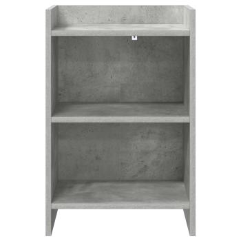 Nachttische 2 stk. Betongrau 40 x 30 x 60 cm Holzwerkstoff