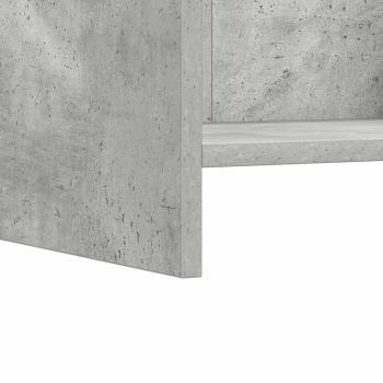 Nachttische 2 stk. Betongrau 40 x 30 x 60 cm Holzwerkstoff