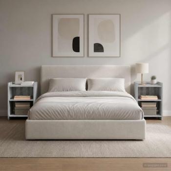 ARDEBO.de - Nachttische 2 stk. Grau Sonoma 40 x 30 x 60 cm Holzwerkstoff