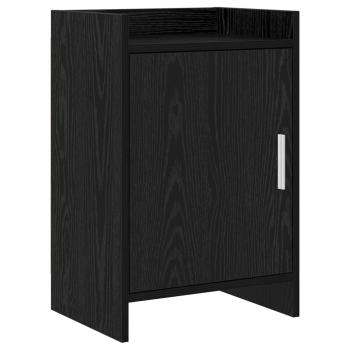 ARDEBO.de - Nachttische Schwarze Eiche 40 x 30 x 60 cm Holzwerkstoff