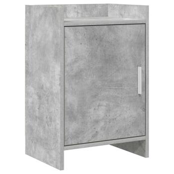 ARDEBO.de - Nachttische Betongrau 40 x 30 x 60 cm Holzwerkstoff