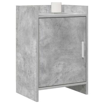 Nachttische 2 stk. Betongrau 40 x 30 x 60 cm Holzwerkstoff
