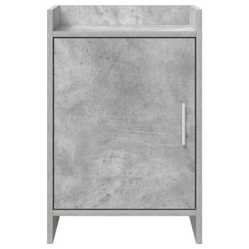 Nachttische 2 stk. Betongrau 40 x 30 x 60 cm Holzwerkstoff