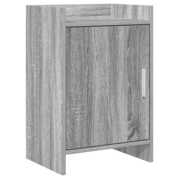 ARDEBO.de - Nachttische Grau Sonoma 40 x 30 x 60 cm Holzwerkstoff