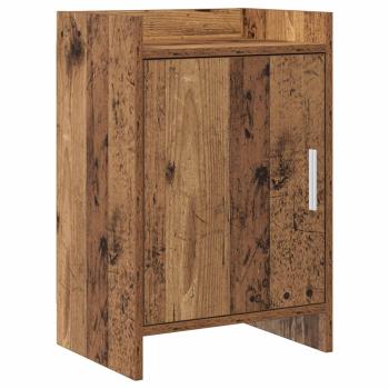 ARDEBO.de - Nachttische Altholz 40 x 30 x 60 cm Holzwerkstoff