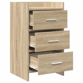 Nachttische Sonoma-Eiche 40 x 36 x 70 cm Holzwerkstoff