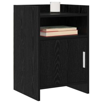 Nachttische 2 stk. Schwarze Eiche 40 x 36 x 60 cm Holzwerkstoff