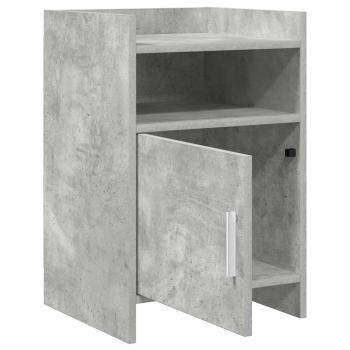 Nachttische 2 stk. Betongrau 40 x 36 x 60 cm Holzwerkstoff
