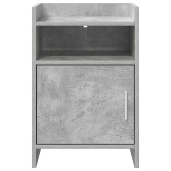 Nachttische 2 stk. Betongrau 40 x 36 x 60 cm Holzwerkstoff