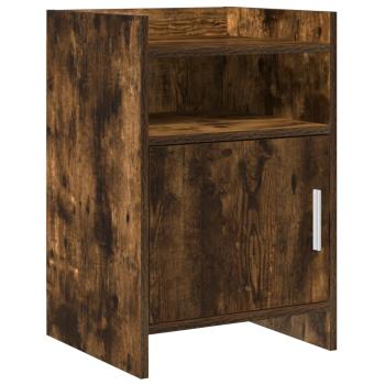ARDEBO.de - Nachttische Geräucherte Eiche 40 x 36 x 60 cm Holzwerkstoff