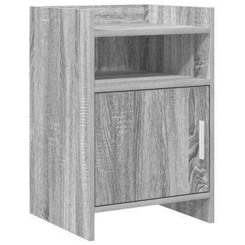 ARDEBO.de - Nachttische Grau Sonoma 40 x 36 x 60 cm Holzwerkstoff