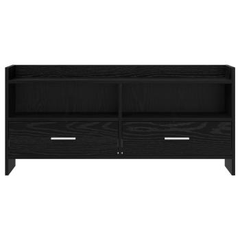 TV-Schränk 100 x 33 x 47 cm Schwarze Eiche Holzwerkstoff