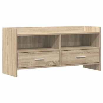 TV-Schränk 100 x 33 x 47 cm Sonoma-Eiche Holzwerkstoff