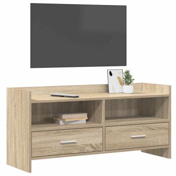 TV-Schränk 100 x 33 x 47 cm Sonoma-Eiche Holzwerkstoff