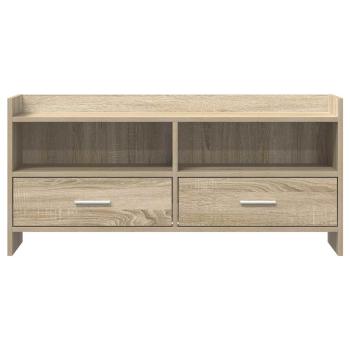 TV-Schränk 100 x 33 x 47 cm Sonoma-Eiche Holzwerkstoff