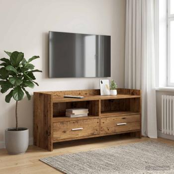 ARDEBO.de - TV-Schränk 100 x 33 x 47 cm Altholz Holzwerkstoff