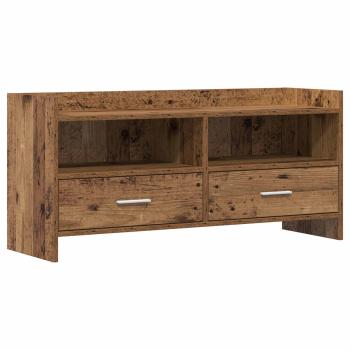 TV-Schränk 100 x 33 x 47 cm Altholz Holzwerkstoff