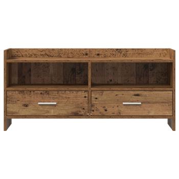 TV-Schränk 100 x 33 x 47 cm Altholz Holzwerkstoff