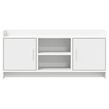 TV-Schränk 102 x 33 x 47 cm Weiß Holzwerkstoff