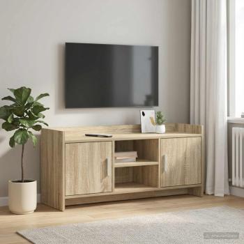 ARDEBO.de - TV-Schränk 102 x 33 x 47 cm Sonoma-Eiche Holzwerkstoff