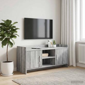 ARDEBO.de - TV-Schränk 102 x 33 x 47 cm Grau Sonoma Holzwerkstoff