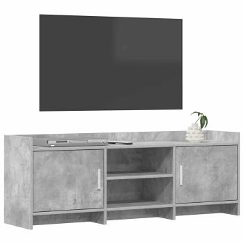 TV-Schränk 130 x 33 x 47 cm Betongrau Holzwerkstoff