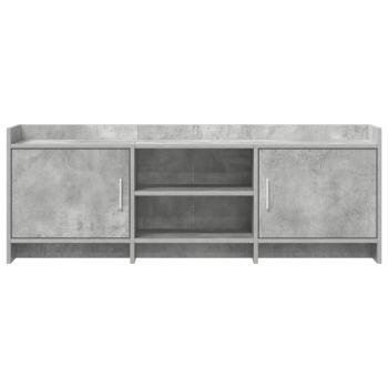 TV-Schränk 130 x 33 x 47 cm Betongrau Holzwerkstoff
