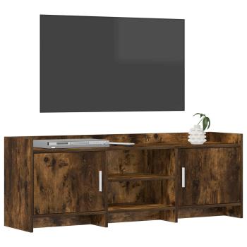 TV-Schränk 130 x 33 x 47 cm Geräucherte Eiche Holzwerkstoff