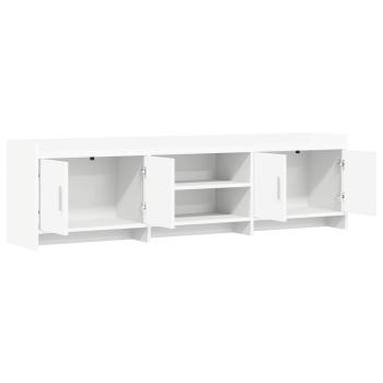 TV-Schränk 168 x 33 x 47 cm Weiß Holzwerkstoff