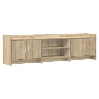 TV-Schränk 168 x 33 x 47 cm Sonoma-Eiche Holzwerkstoff
