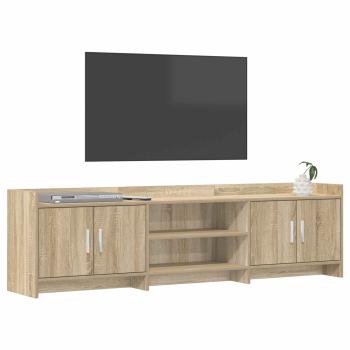 TV-Schränk 168 x 33 x 47 cm Sonoma-Eiche Holzwerkstoff