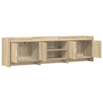TV-Schränk 168 x 33 x 47 cm Sonoma-Eiche Holzwerkstoff
