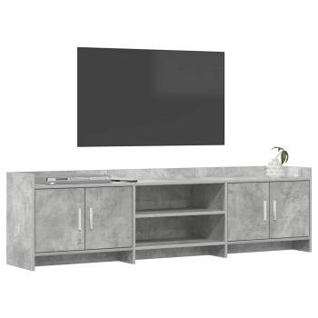 TV-Schränk 168 x 33 x 47 cm Betongrau Holzwerkstoff